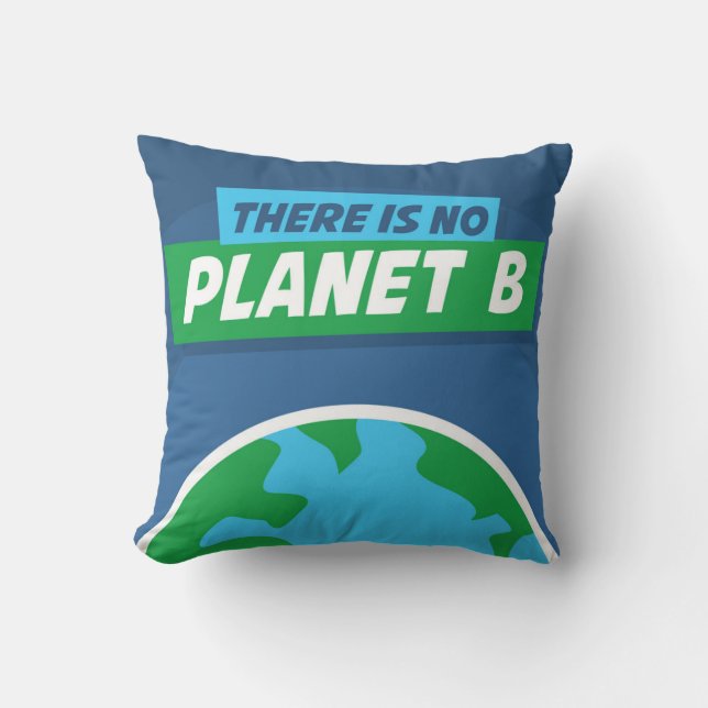 Det finns ingen planet B Kudde (Framsida)