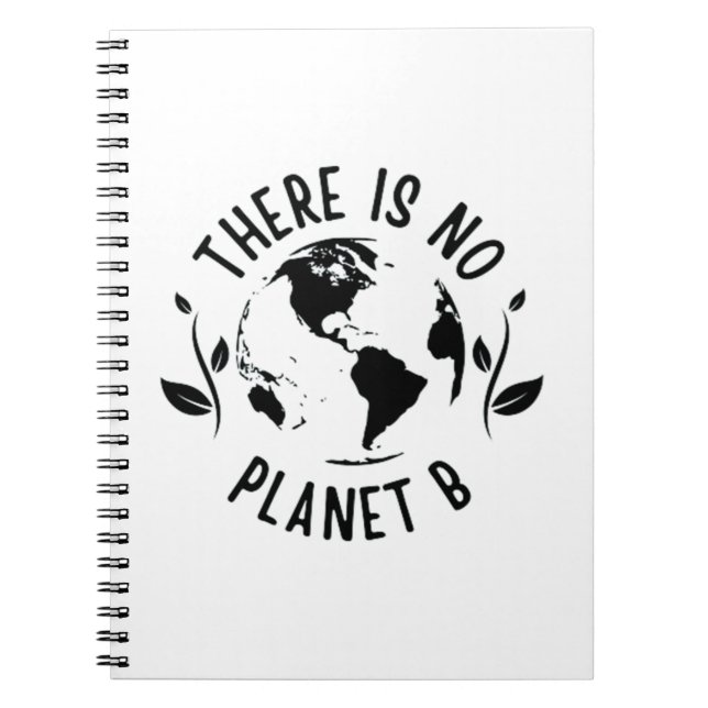 Det finns ingen planet B-miljö Anteckningsbok (Framsidan)