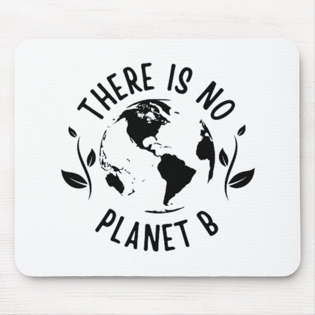 Det finns ingen planet B-miljö Musmatta (Framsidan)