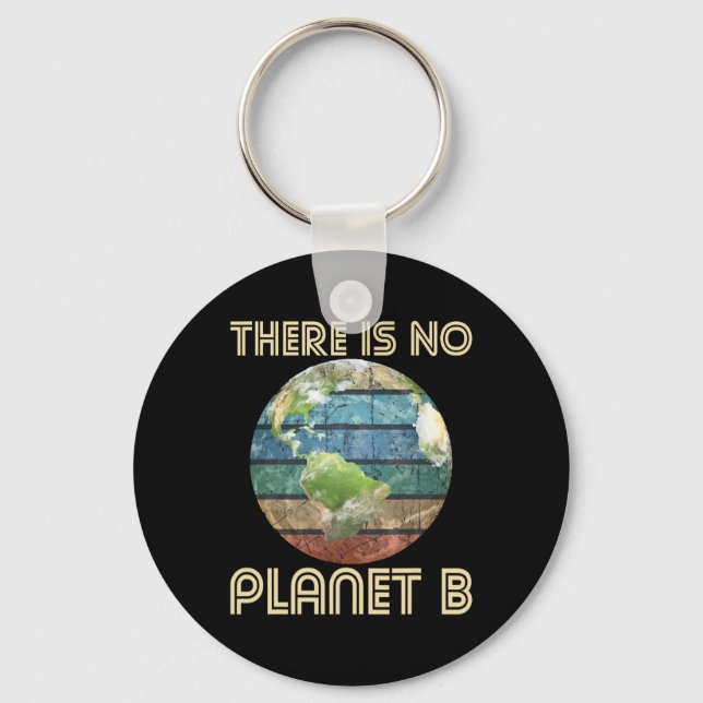 Det finns ingen planet B - Miljöskydd Ea Nyckelring (Framsida)
