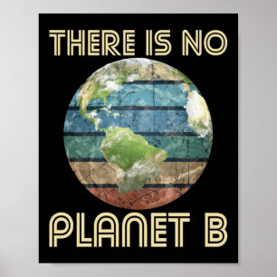 Det finns ingen planet B - Miljöskydd Ea Poster