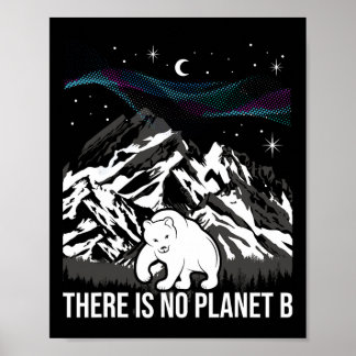 Det finns ingen planet B - Miljöskydd Ea Poster