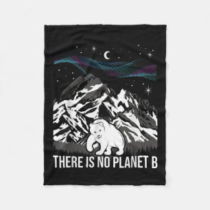 Det finns ingen planet B-miljöskydd Fleecefilt