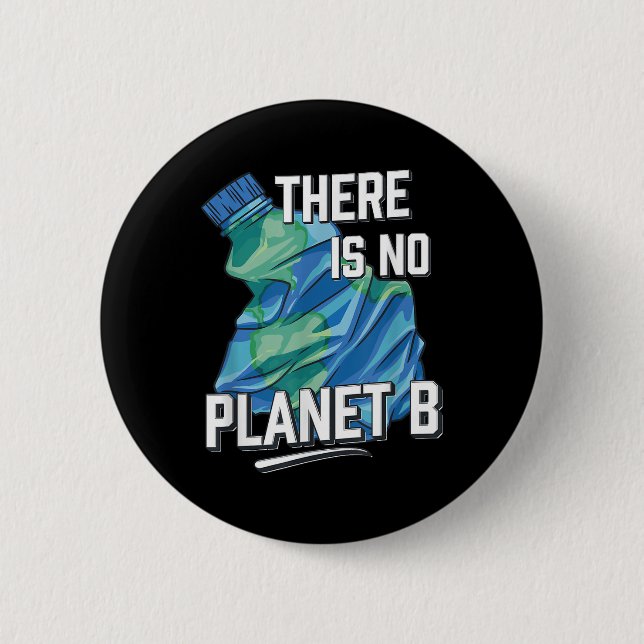 Det finns ingen planet B, miljöskydd Knapp (Framsida)