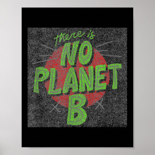 Det finns ingen planet B, miljöskydd. Poster