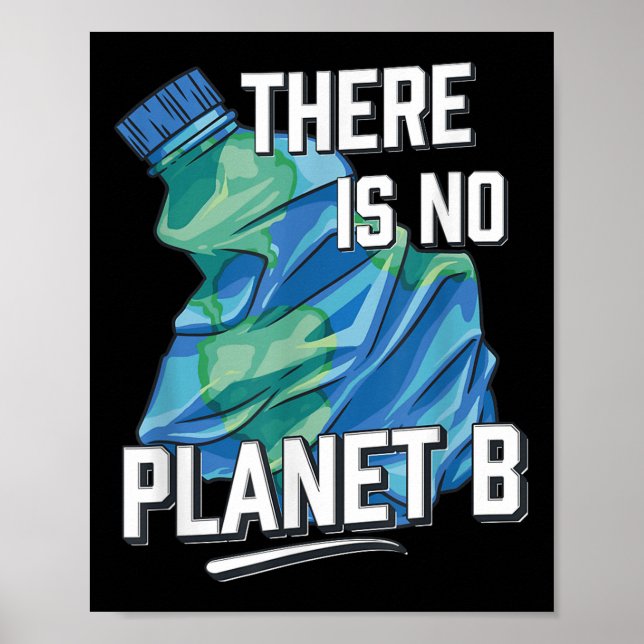 Det finns ingen planet B, miljöskydd Poster (Framsidan)