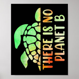 Det finns ingen planet B-miljöskydd Poster