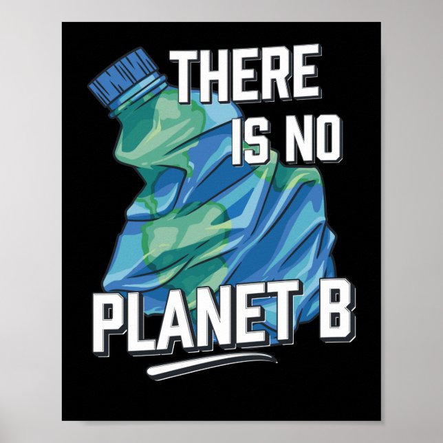 Det finns ingen planet B, miljöskydd Poster (Framsidan)