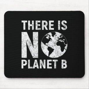 Det finns ingen planet B Retro Earth Day Conservat Musmatta