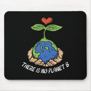 Det finns ingen planet B Shirt Earth Day Eco Plant Musmatta