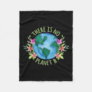 Det finns ingen planet B Spara Mor Kärlek Fleecefilt