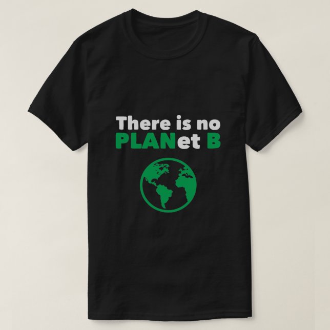 Det finns ingen planet B T Shirt (Design framsida)