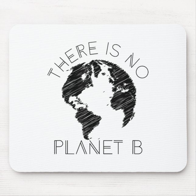 Det finns ingen planet B-värld mot global uppvärmn Musmatta (Framsidan)