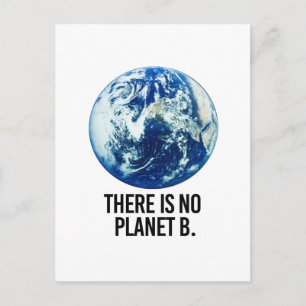 Det finns ingen Planet B Vykort