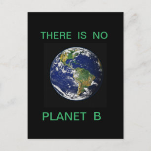 DET FINNS INGEN PLANET B VYKORT