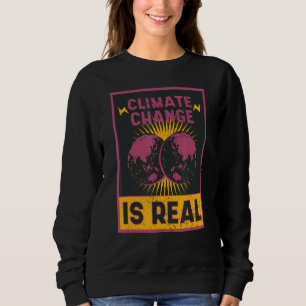 Det finns ingen planet. Klimatförändringen är reel T Shirt