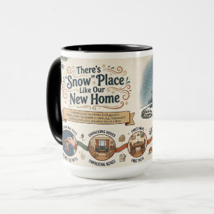 Det finns ingen plats som vårt nya hem - Kaffe kop Mugg