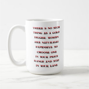 Det finns ingen sådan Sak som en Guld Digger - Mu Kaffemugg