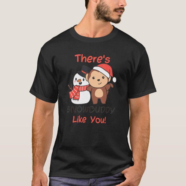 Det Finns Ingen Snobroder Som Du Snömannen Puns T Shirt (Framsida)