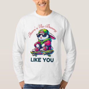 Det finns ingen som du Coola Skateboarding Bunny T Shirt