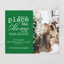 Det finns ingen Ställe like Home Grönt Photo Flytt