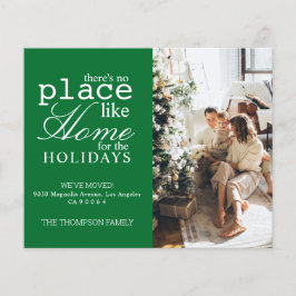 Det finns ingen Ställe like Home Grönt Photo Flytt