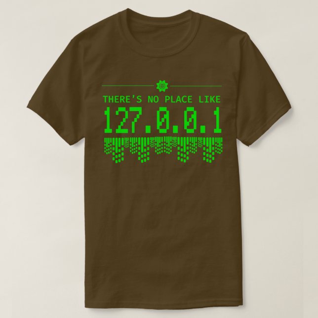 Det finns ingen Ställe som 1270101 Coder Programme T Shirt (Design framsida)