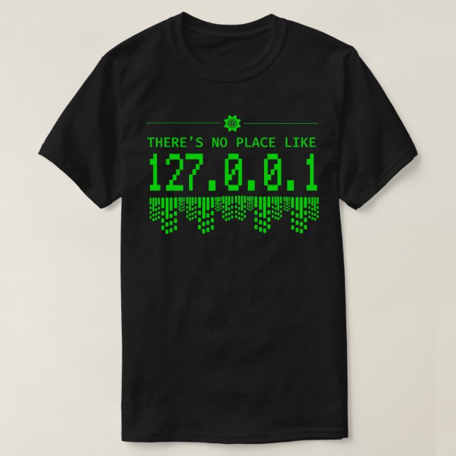 Det finns ingen Ställe som 1270101 Coder Programme T Shirt (Design framsida)