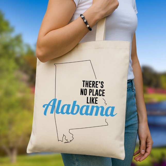 Det finns ingen Ställe som Alabama, Tote Bag, Mamm Tygkasse (Skapare uppladdad)
