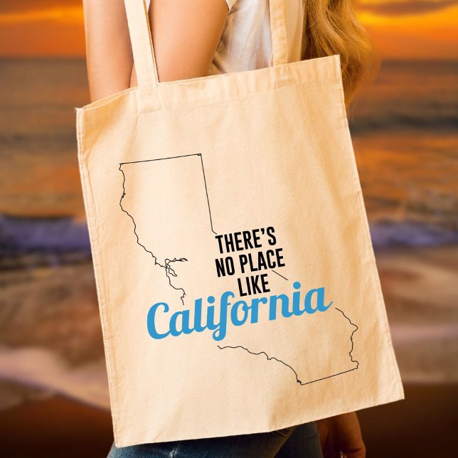 Det finns ingen Ställe som California Tote Bag Mam Tygkasse (Skapare uppladdad)