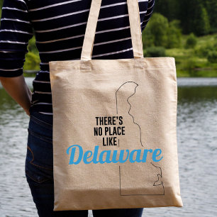 Det finns ingen Ställe som Delaware, Tote Bag, Mam Tygkasse