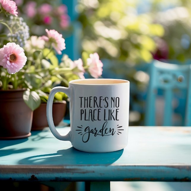 Det finns ingen Ställe som Garden Kaffemugg (Skapare uppladdad)