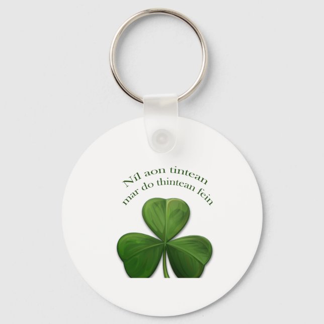 Det finns ingen ställe som hemma nyckelring (Framsida)