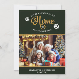 Det finns ingen Ställe som hemma Photo-jul-Helgdag Julkort