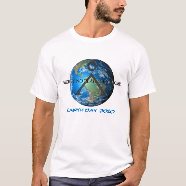 Det finns ingen ställe som hemma t shirt (Framsida)