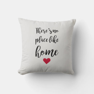 Det finns ingen Ställe som Home Heart Pillow Kudde