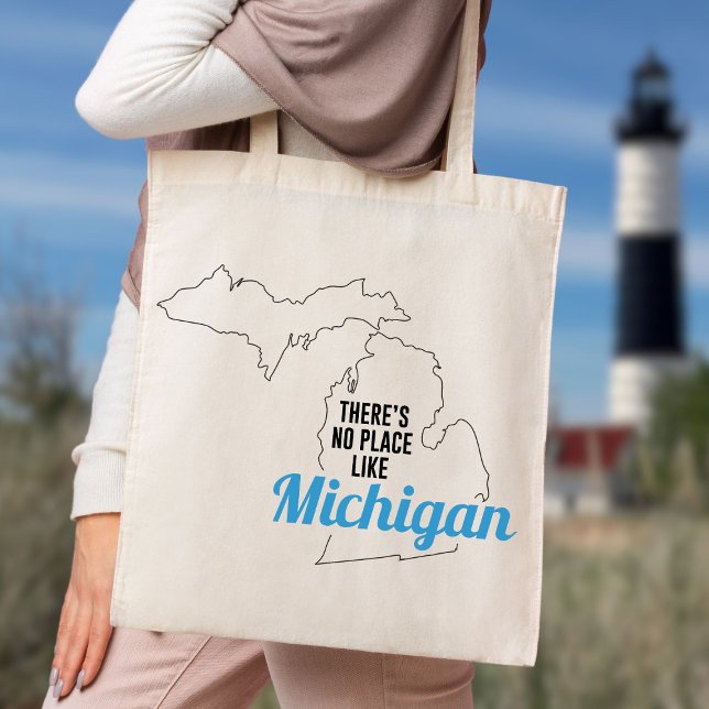 Det finns ingen Ställe som Michigan, Tote Bag, Mam Tygkasse (Skapare uppladdad)