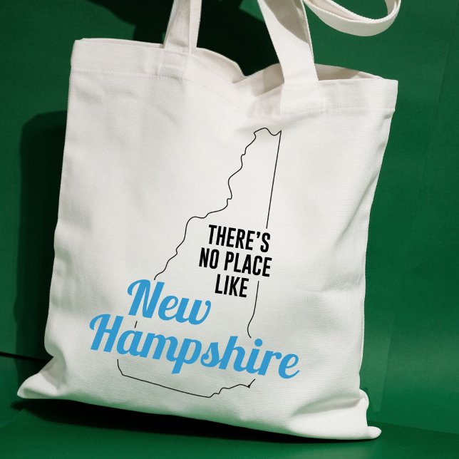 Det finns ingen Ställe som New Hampshire Tote Bag Tygkasse (Skapare uppladdad)