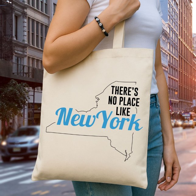 Det finns ingen Ställe som New York Tote Bag Tygkasse (Skapare uppladdad)