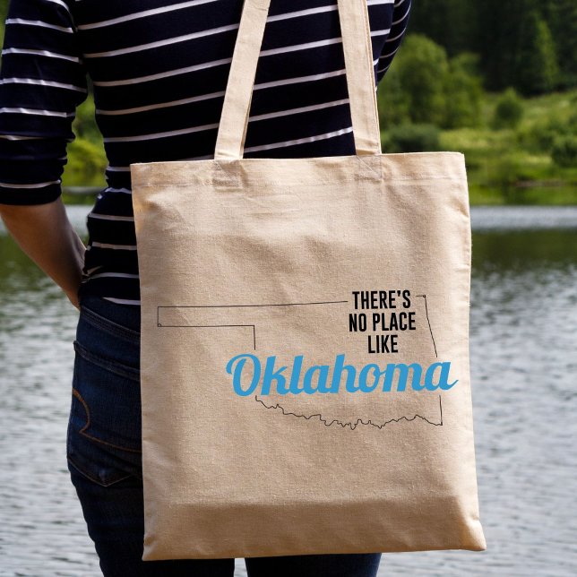 Det finns ingen Ställe som Oklahoma Tote Bag, Mamm Tygkasse (Skapare uppladdad)