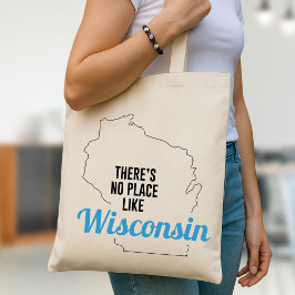Det finns ingen Ställe som Wisconsin Tote Bag, Mam Tygkasse