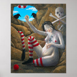 "Det finns ingen tid" av Christiane Cegavske Poster