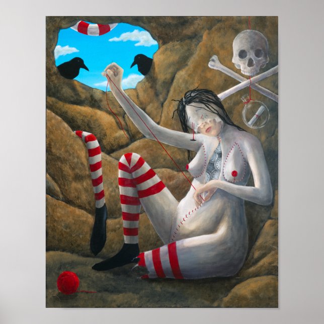 "Det finns ingen tid" av Christiane Cegavske Poster (Framsidan)