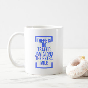 Det finns ingen trafik i Sylt längs Extra-milen Kaffemugg