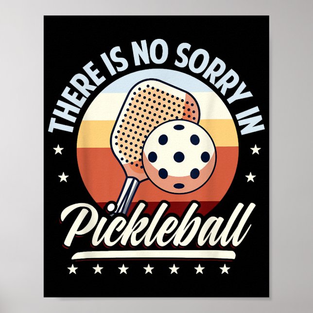 Det finns ingen ursäkt i Pickleball Poster (Framsidan)