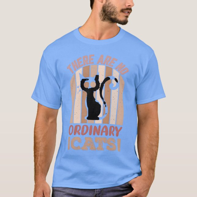 Det finns ingen vanlig katter-vintage t shirt (Framsida)