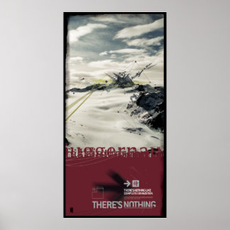DET FINNS INGENTING (Leinwand) Poster