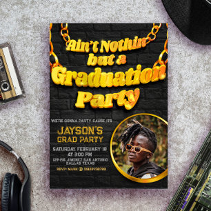 Det finns inget annat än en Studentfest med Photo Inbjudningar