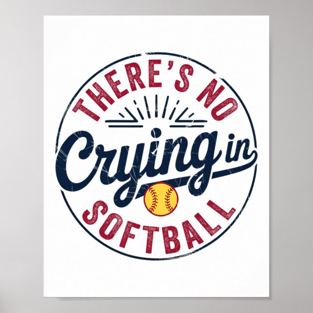Det Finns Inget Att Gråta I Softll Roligt Speldag  Poster (Framsidan)
