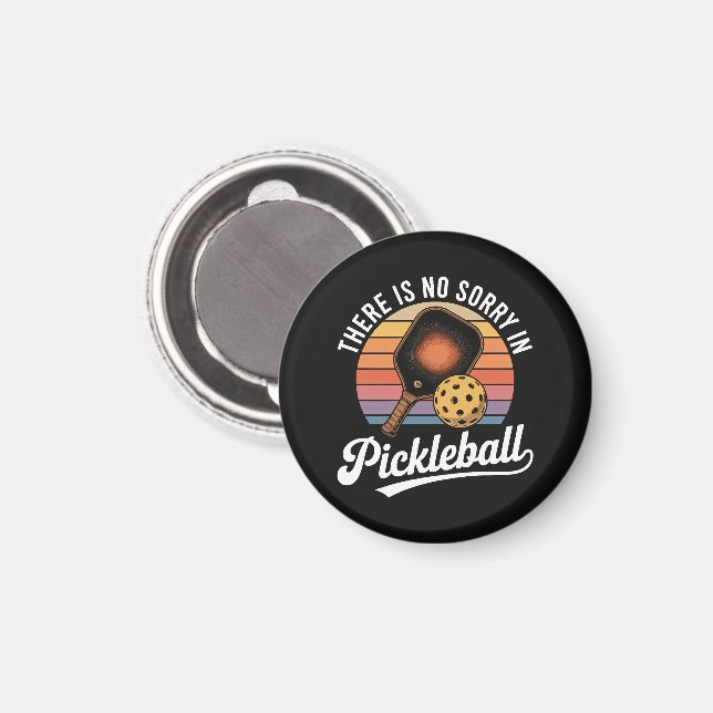 Det Finns Inget Förlåt i Pickleball Magnet (Front/Back)